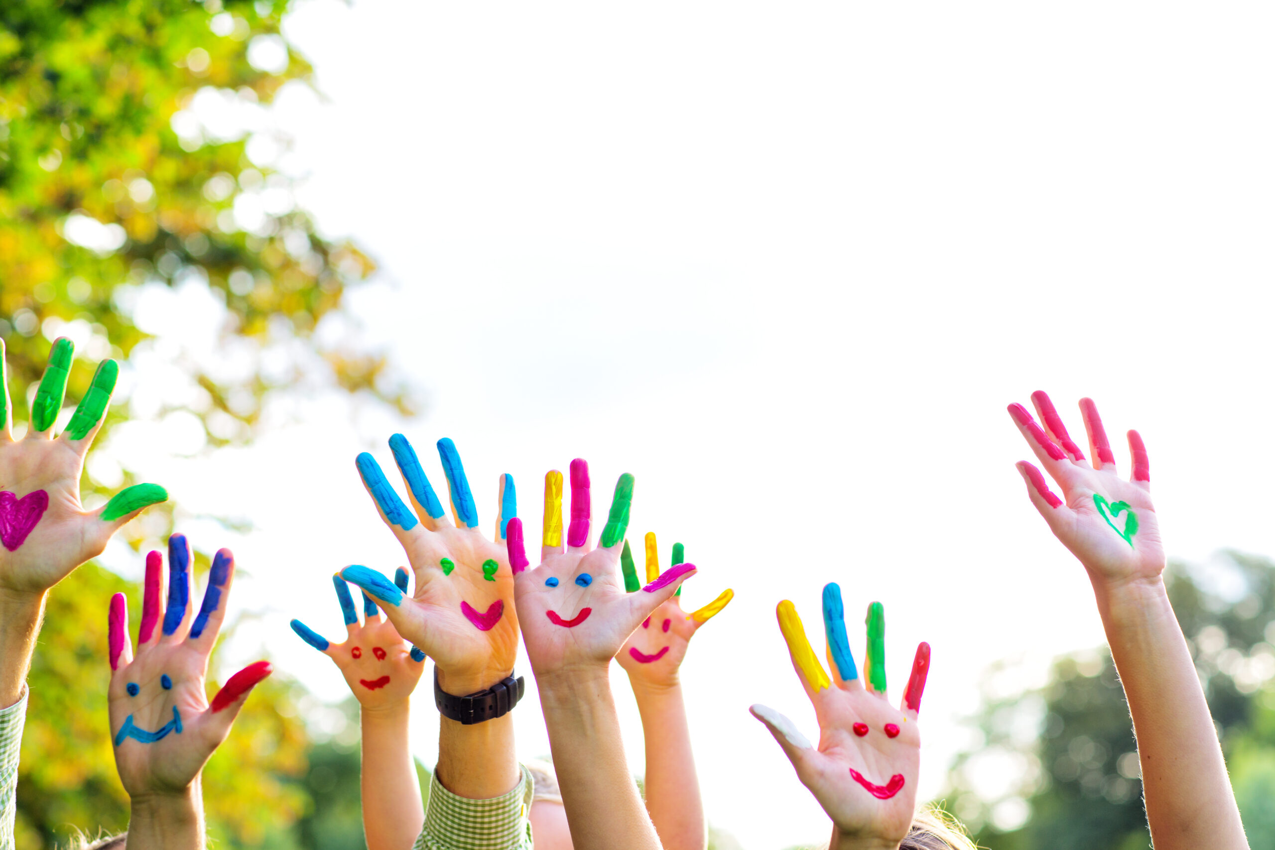 Family color smile